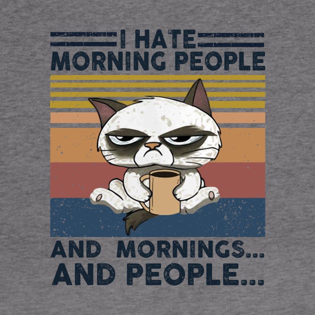 Cat I Hate Morning People by Thai Quang